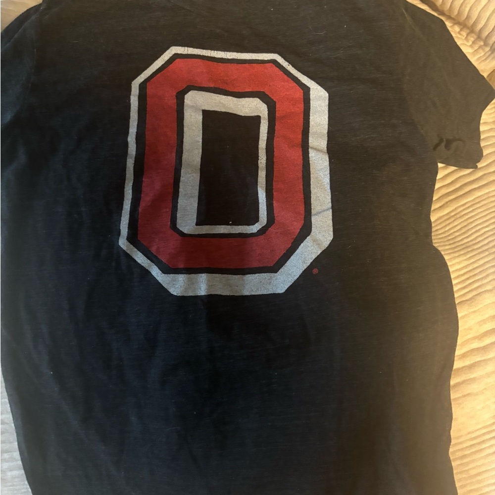 HOMAGE Ohio state Tee with Red and Gray Graphic